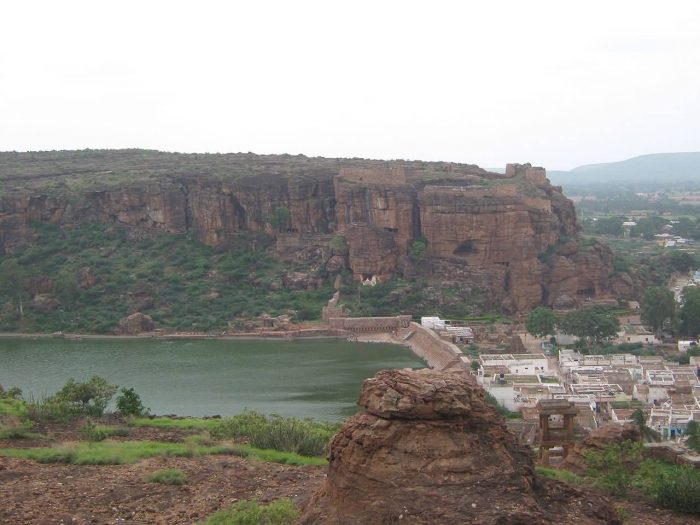 Badami Caves View From Fort