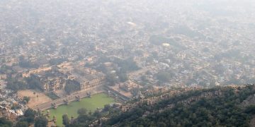 City Of Alwar From Bala Quila