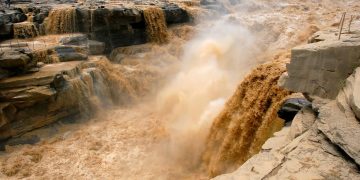 Hukou Waterfall Of Yellow River