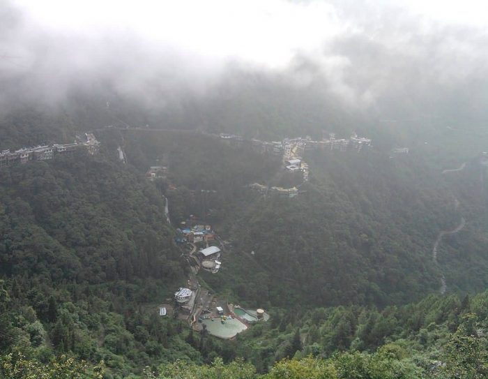 Mussoorie View From Top Of The Hill