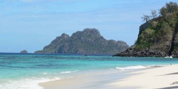 White Sand Beach In Fiji