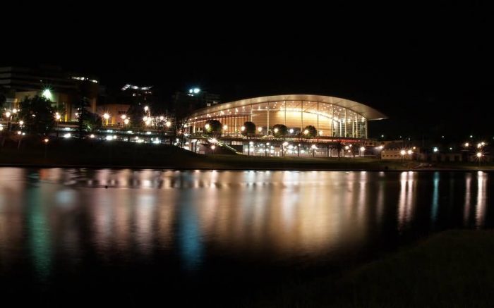 Adelaide Convention Center At Night