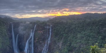 Jog Waterfall Early Morning