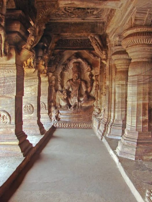 Vishnu Image Inside Cave