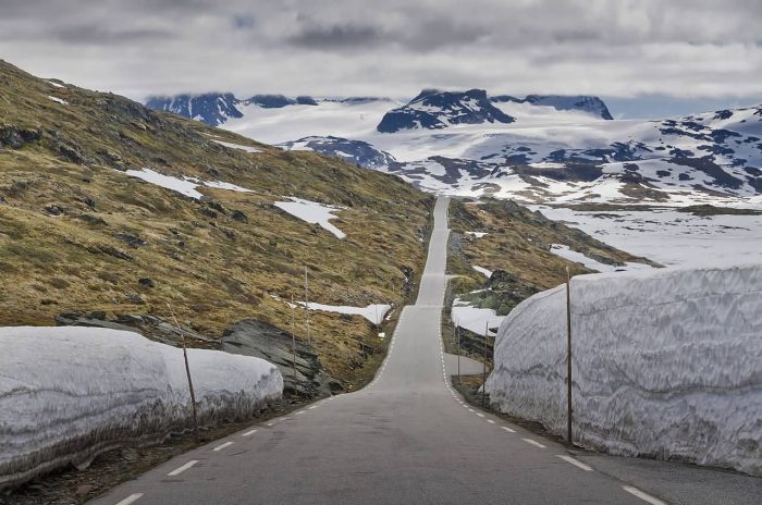 Road At Sognefjellet, Norway