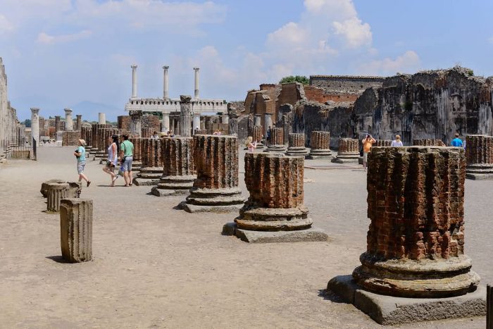 Ancient Roman Pompeii, Italy