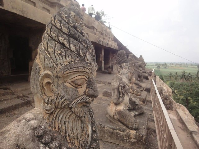 Storeyed Rock Cut Hindu Temple