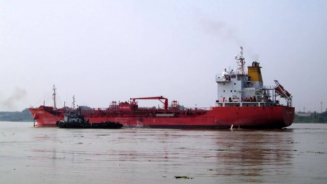 A Ship In Hoogly River