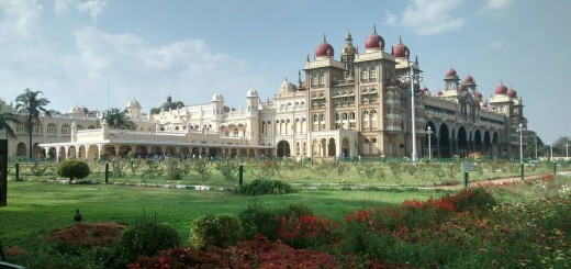 Mysore Palace South Gate View