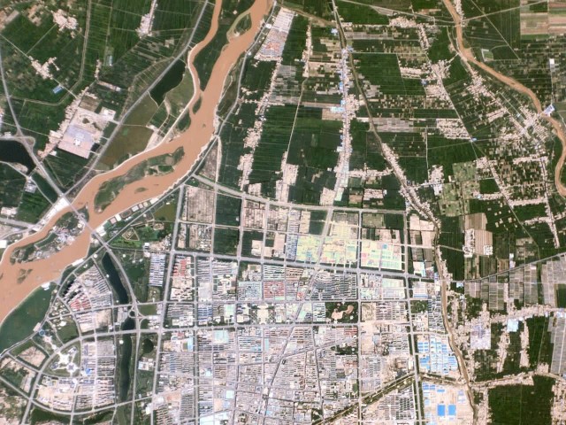 Yellow River, Satellite Image