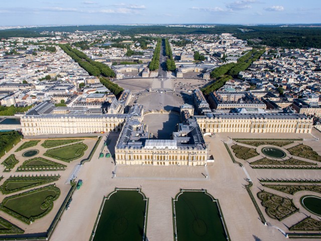 Aerial View Of Versailles Palace