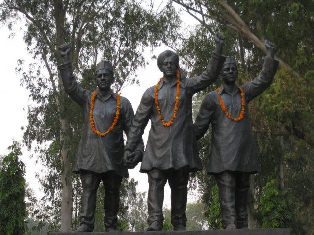 Statue Of Bhagat Singh, India Pakistan Border