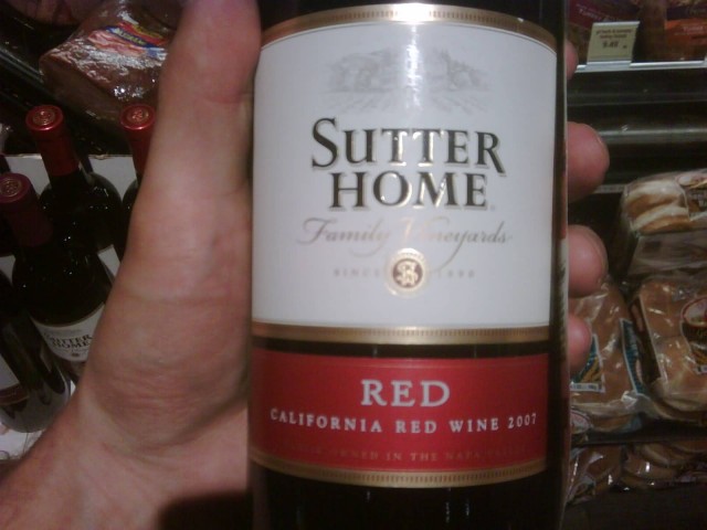 Sutter Home Wine