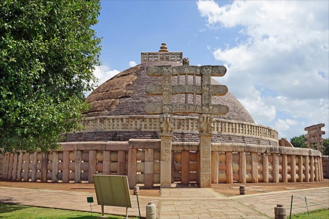 The Great Stupa At Sanchi